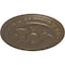 Ekena Millwork Exeter Ceiling Medallion (Fits Canopies up to 3 1/8"), Hand-Painted Warm Silver, 17 3/4"OD x 1 1/8"P CM17EXWSS - alternate 3